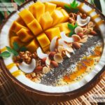 How to create tropical coconut mango smoothie bowl