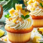 How to create tropical coconut pineapple cupcakes