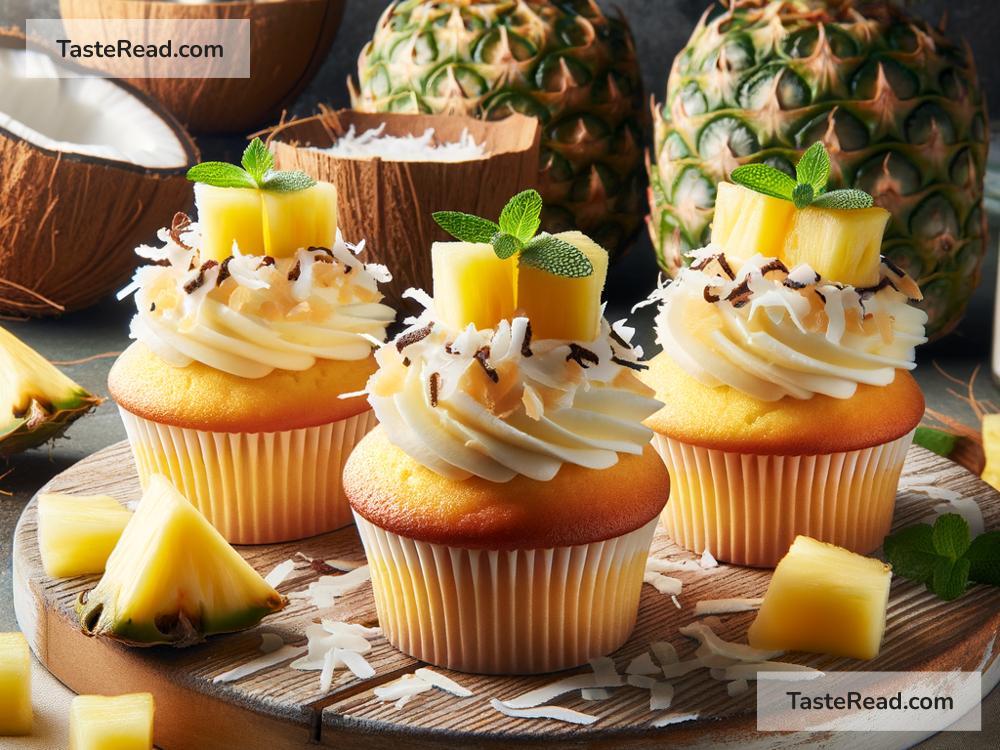 How to create tropical coconut pineapple cupcakes
