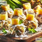 How to create tropical coconut pineapple energy bites