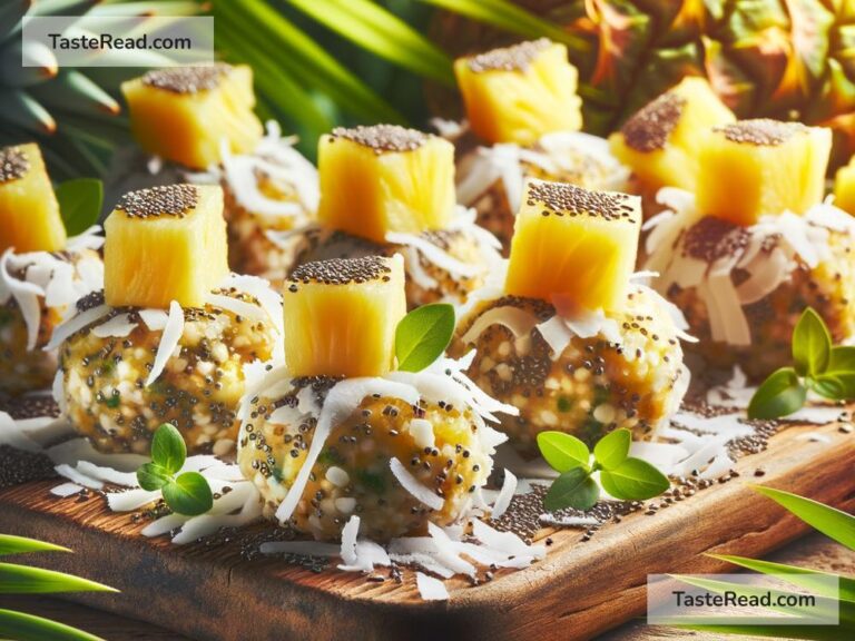 How to create tropical coconut pineapple energy bites