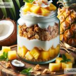 How to create tropical coconut pineapple parfaits