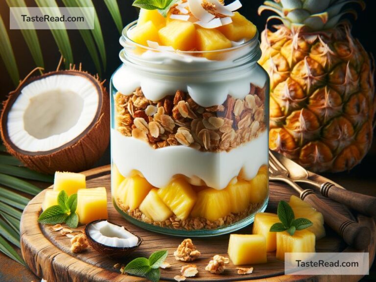 How to create tropical coconut pineapple parfaits