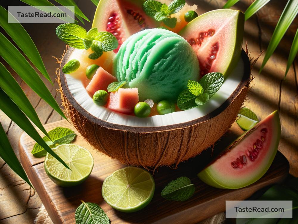 How to create tropical guava lime sorbet