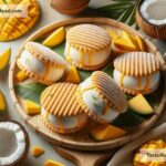 How to create tropical mango coconut ice cream sandwiches