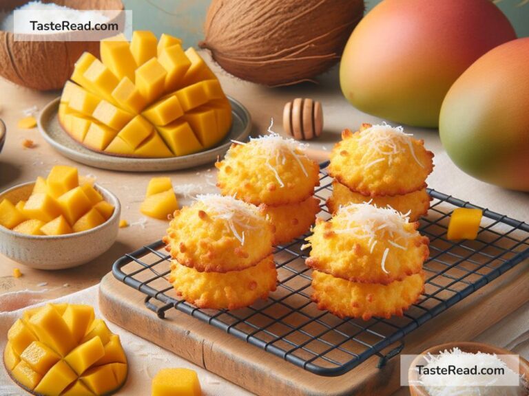 How to create tropical mango coconut macaroons