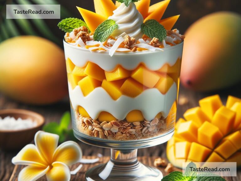 How to create tropical mango coconut parfaits