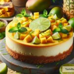 How to create tropical mango lime cheesecake