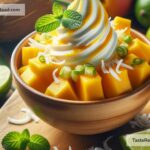 How to create tropical mango lime frozen yogurt