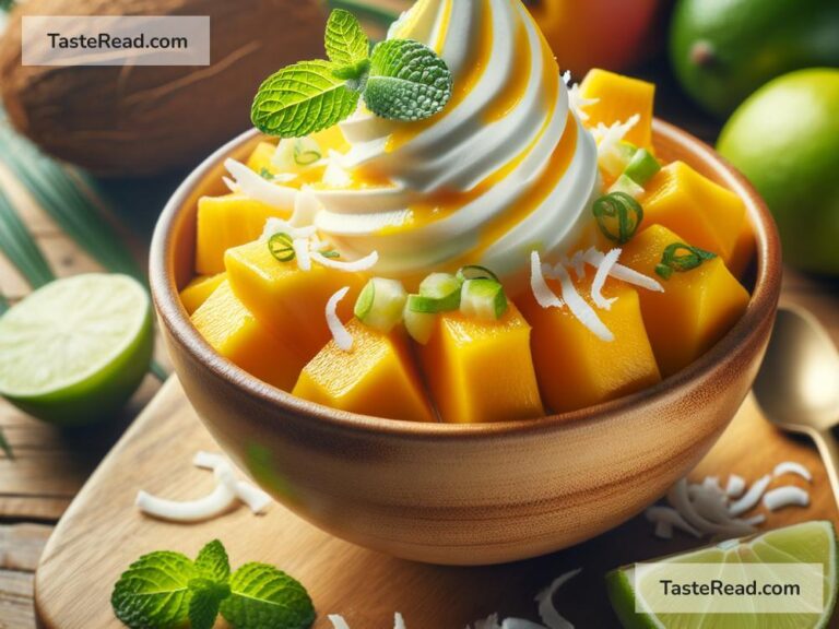 How to create tropical mango lime frozen yogurt