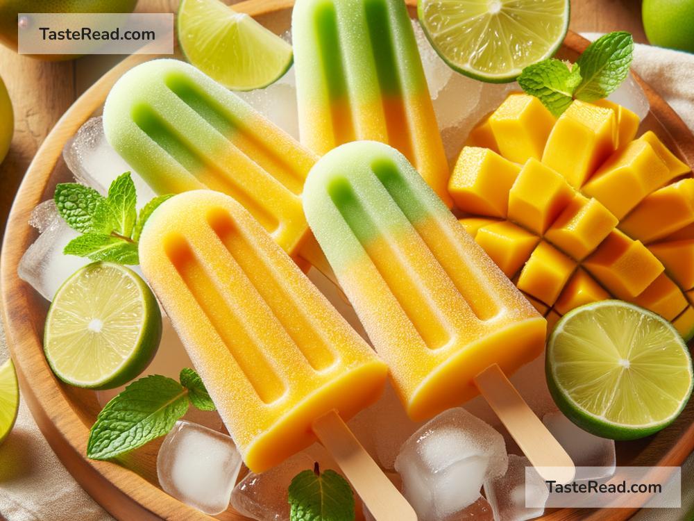 How to create tropical mango lime sorbet pops