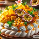 How to create tropical mango passionfruit pavlova