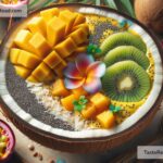 How to create tropical mango passionfruit smoothie bowls