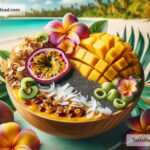 How to create tropical mango passionfruit smoothie bowls