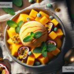 How to create tropical mango passionfruit sorbet