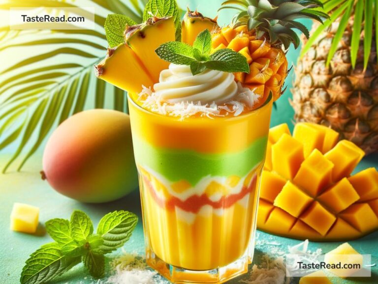How to create tropical mango pineapple smoothie