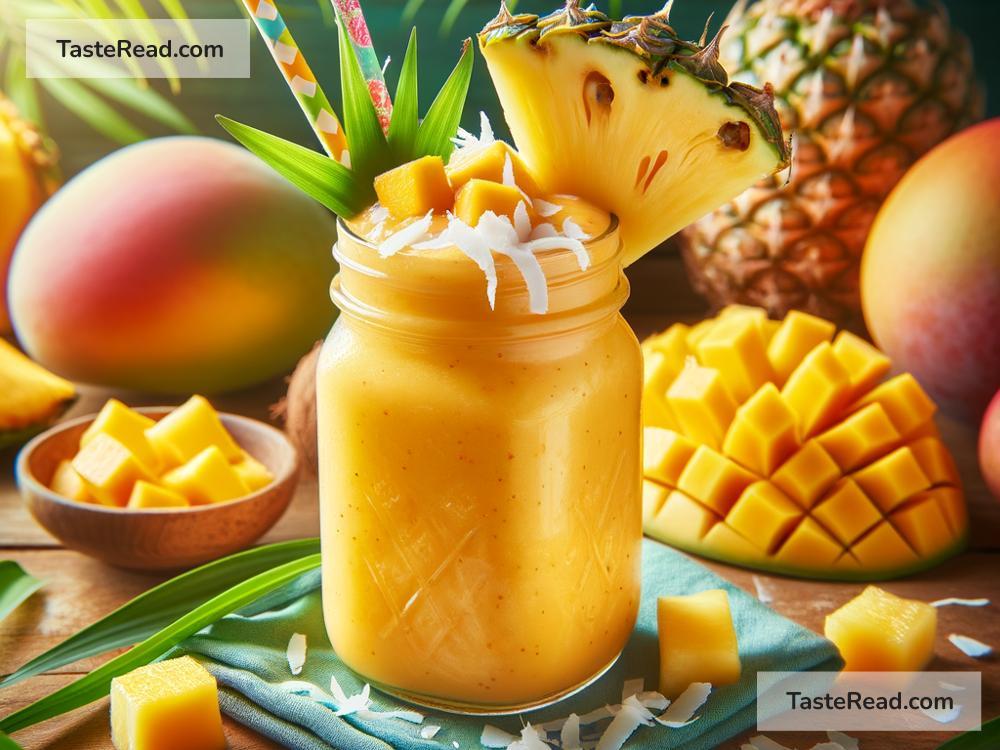 How to create tropical mango pineapple smoothie