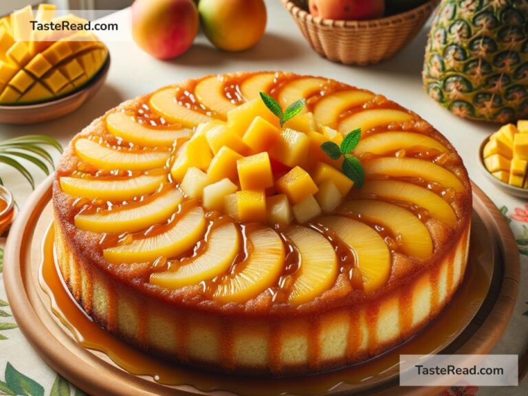 How to create tropical mango pineapple upside-down cake