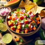 How to create tropical papaya lime salsa