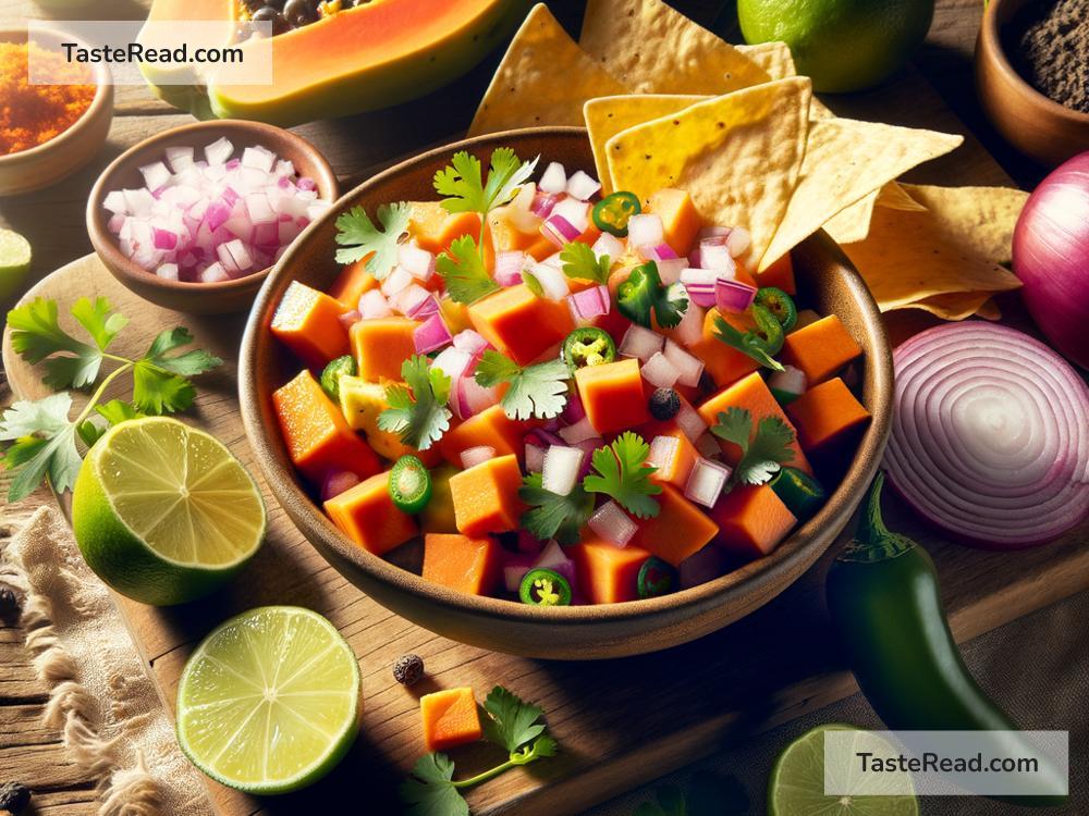 How to create tropical papaya lime salsa