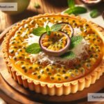 How to create tropical passionfruit coconut tart