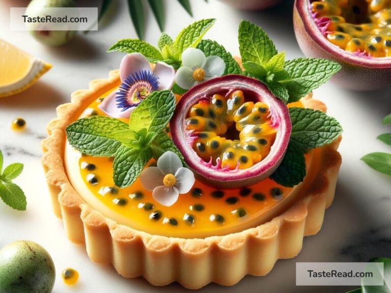 How to create tropical passionfruit curd tart