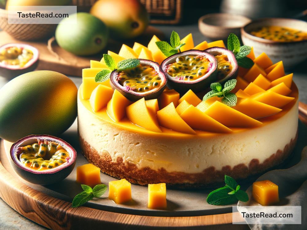 How to create tropical passionfruit mango cheesecake