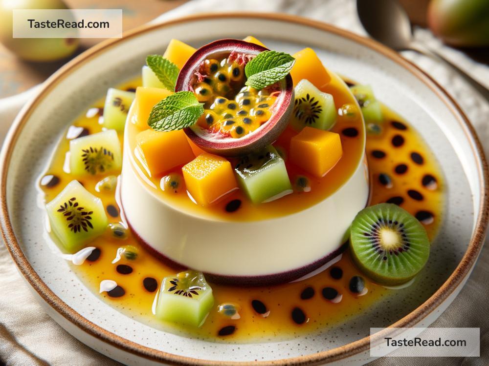 How to create tropical passionfruit panna cotta