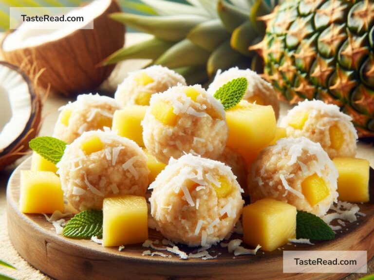 How to create tropical pineapple coconut energy bites