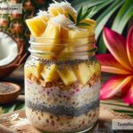 How to create tropical pineapple coconut overnight oats