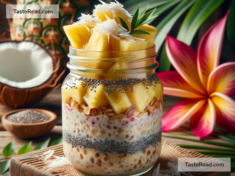 How to create tropical pineapple coconut overnight oats