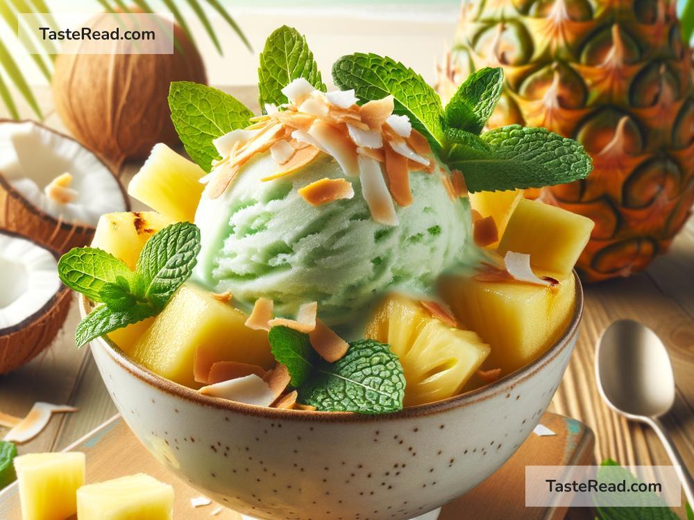 How to create tropical pineapple coconut sorbet