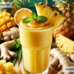 How to create tropical pineapple ginger smoothie