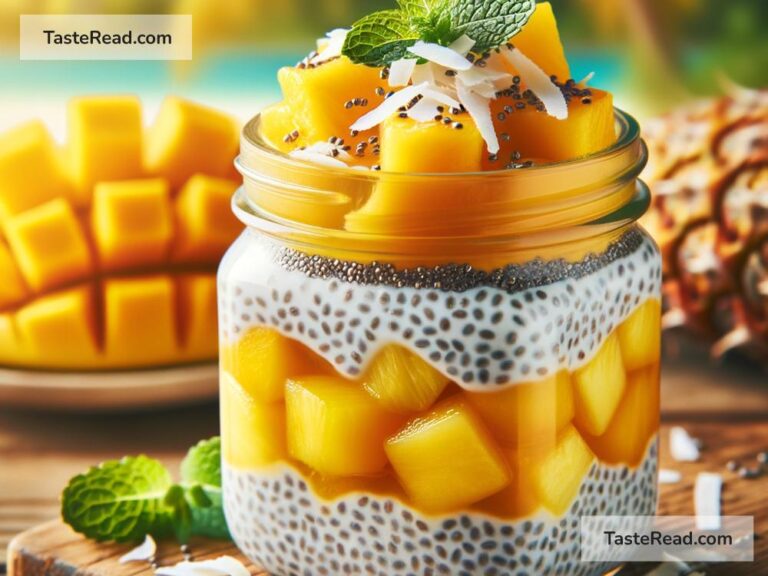 How to create tropical pineapple mango chia pudding