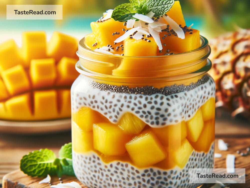 How to create tropical pineapple mango chia pudding