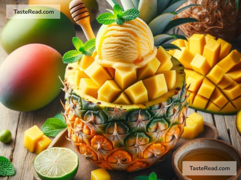 How to create tropical pineapple mango ice cream