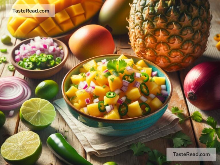 How to create tropical pineapple mango salsa