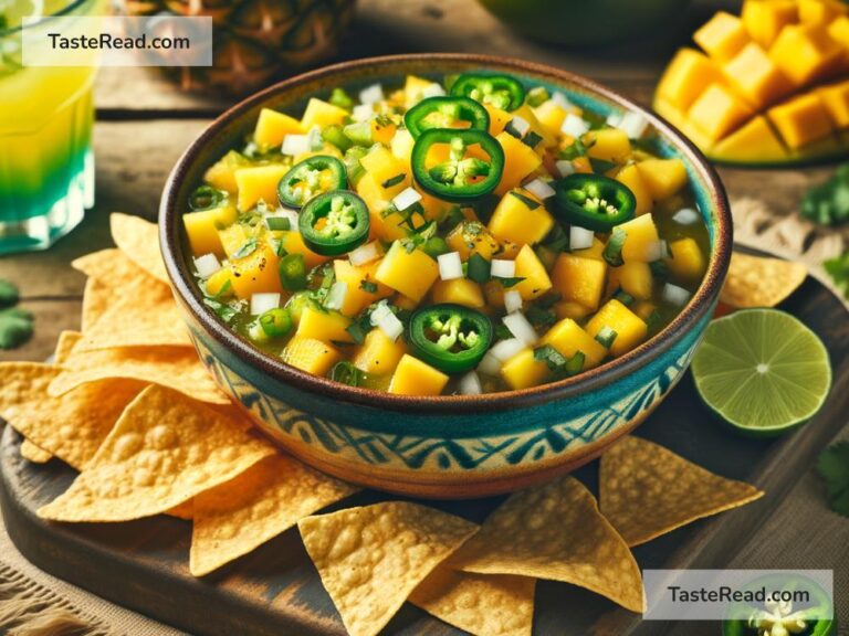 How to create tropical pineapple mango salsa verde
