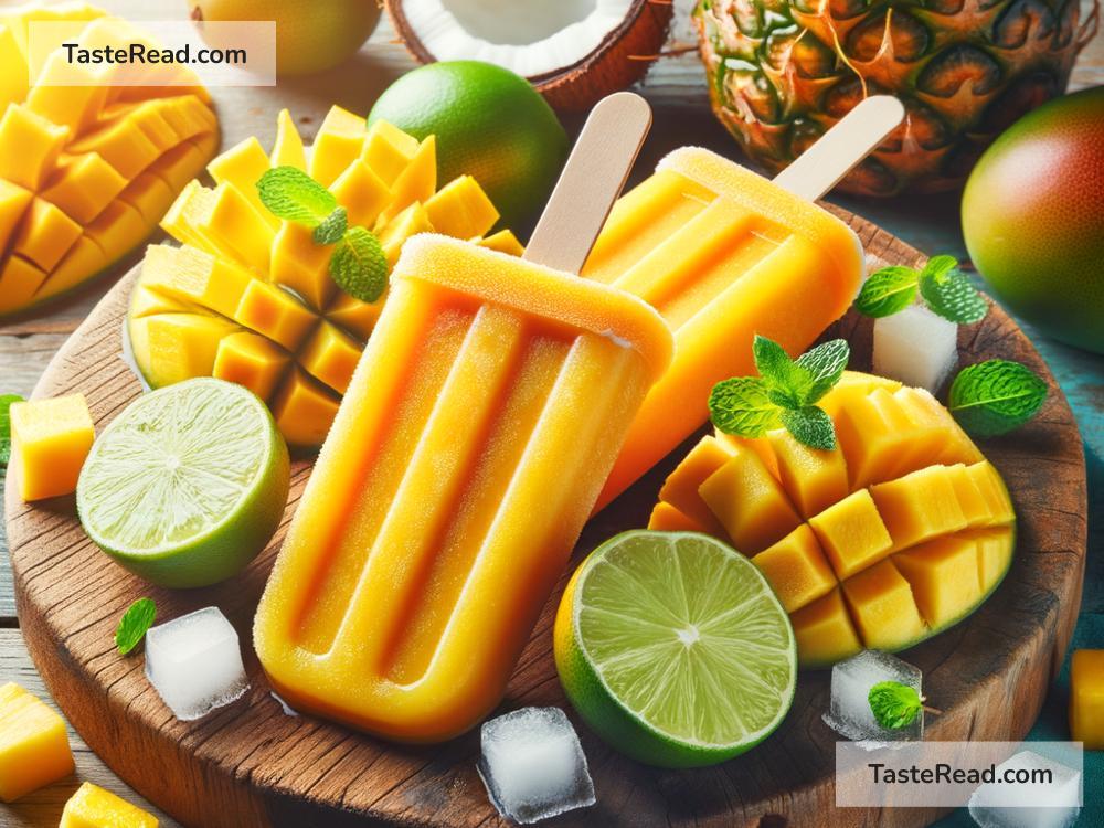 How to create tropical pineapple mango smoothie popsicles