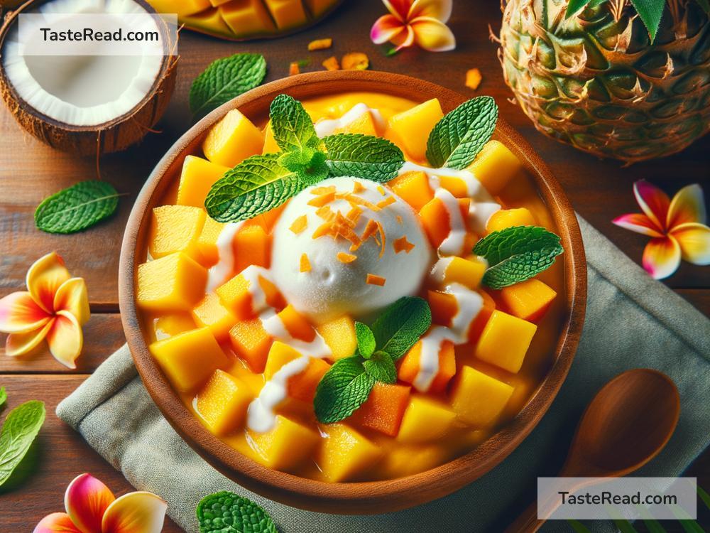 How to create tropical pineapple mango sorbet