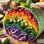 How to create vibrant rainbow veggie wraps