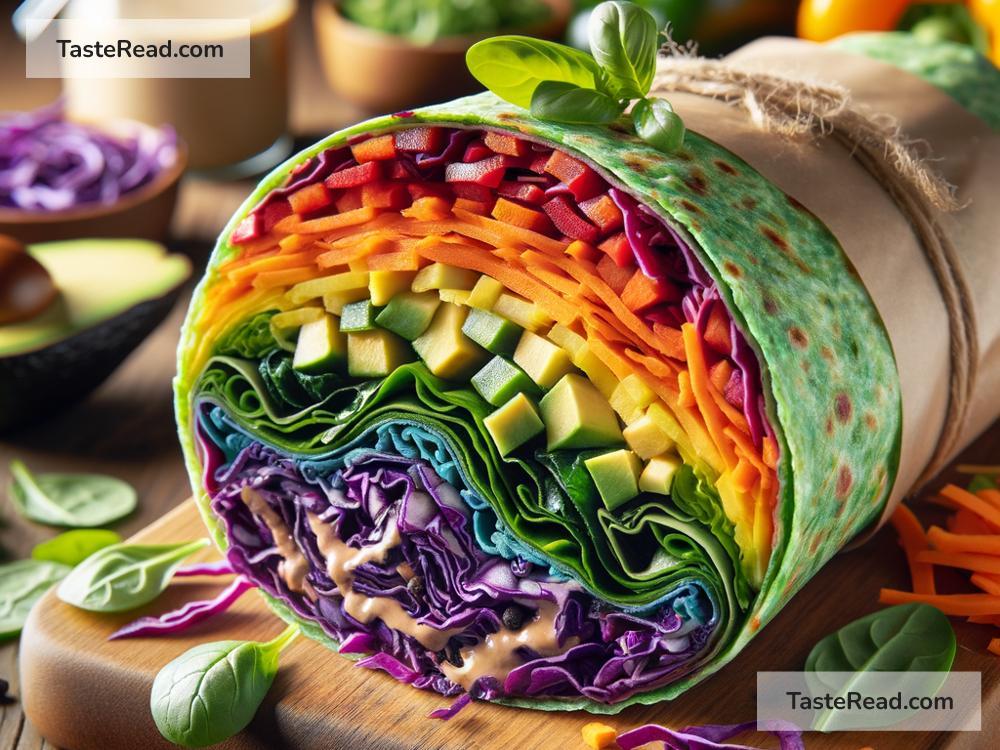 How to create vibrant rainbow veggie wraps
