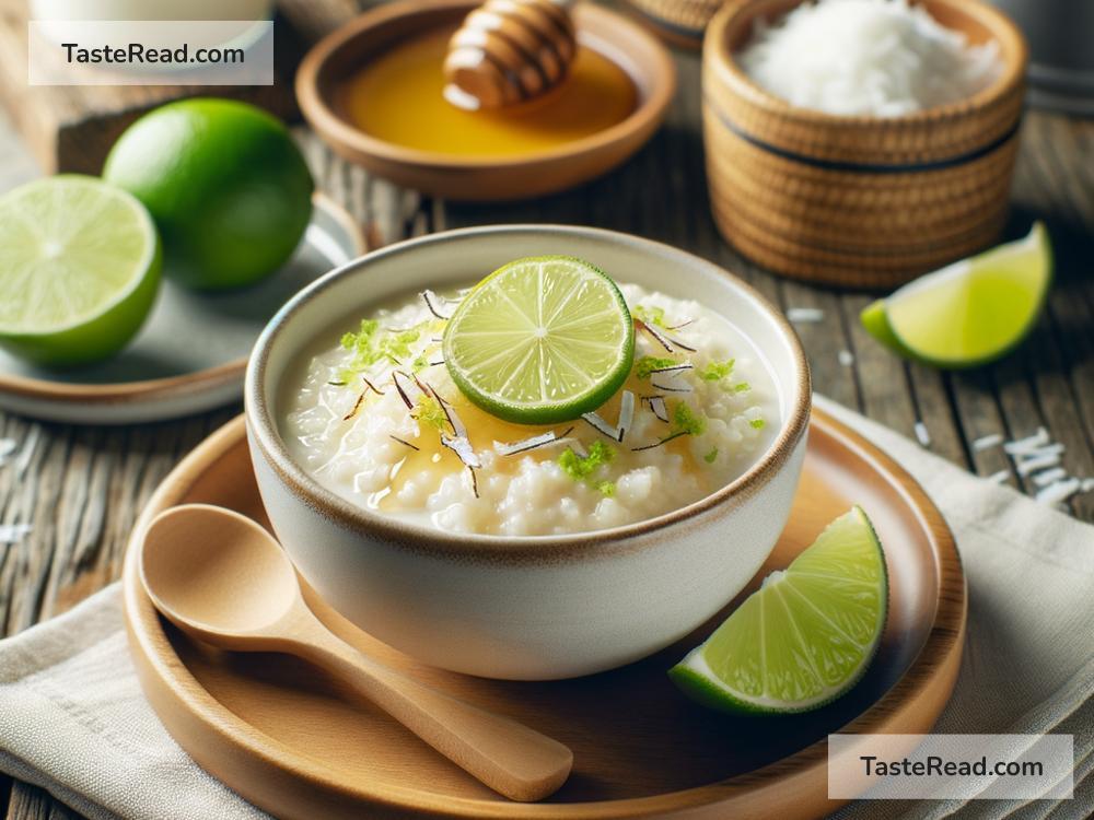 How to create zesty lime and coconut rice pudding