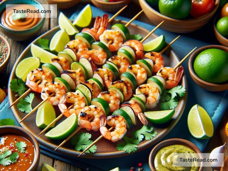 How to create zesty lime cilantro shrimp skewers