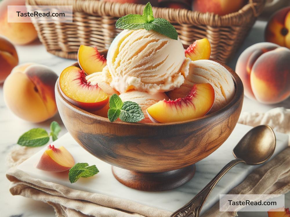 How to Make Delicious Peach Ice Cream
