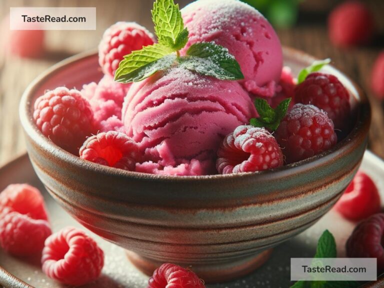 How to Make Homemade Raspberry Sorbet