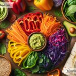 How to Make Rainbow Veggie Wraps