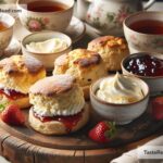 How to Make Traditional English Scones with Clotted Cream and Jam
