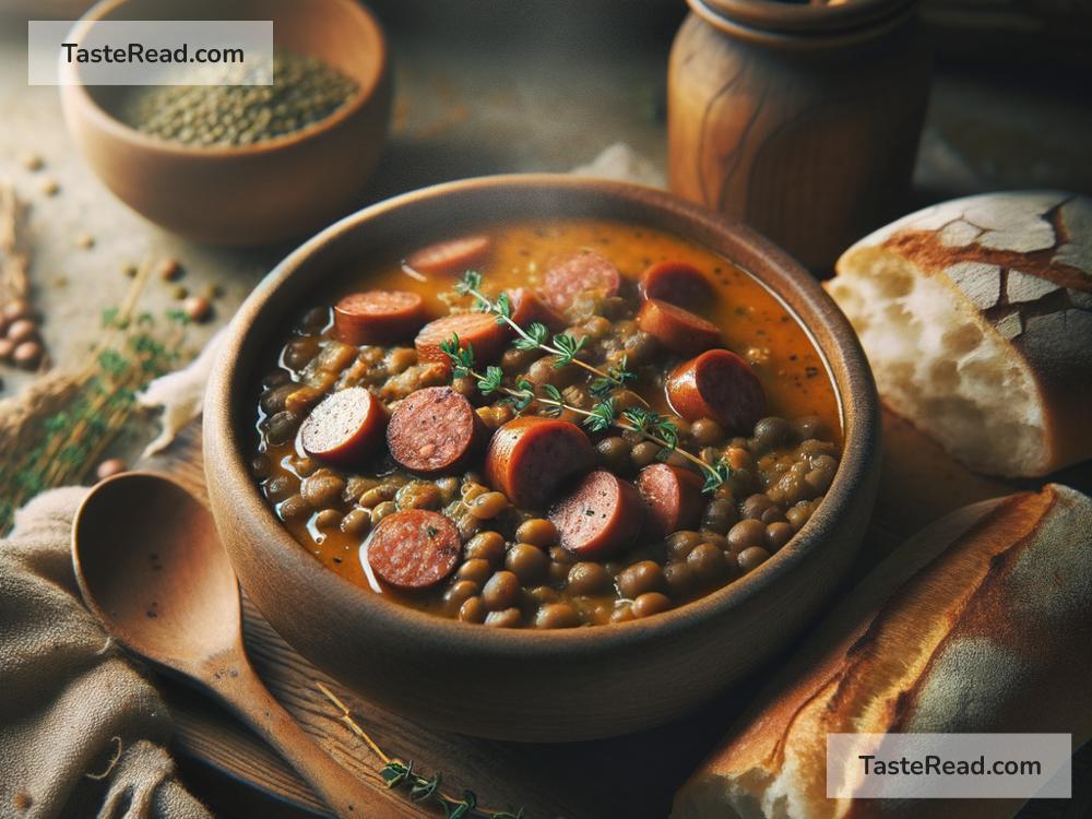 How to Prepare a Hearty, Rustic Lentil and Sausage Stew
