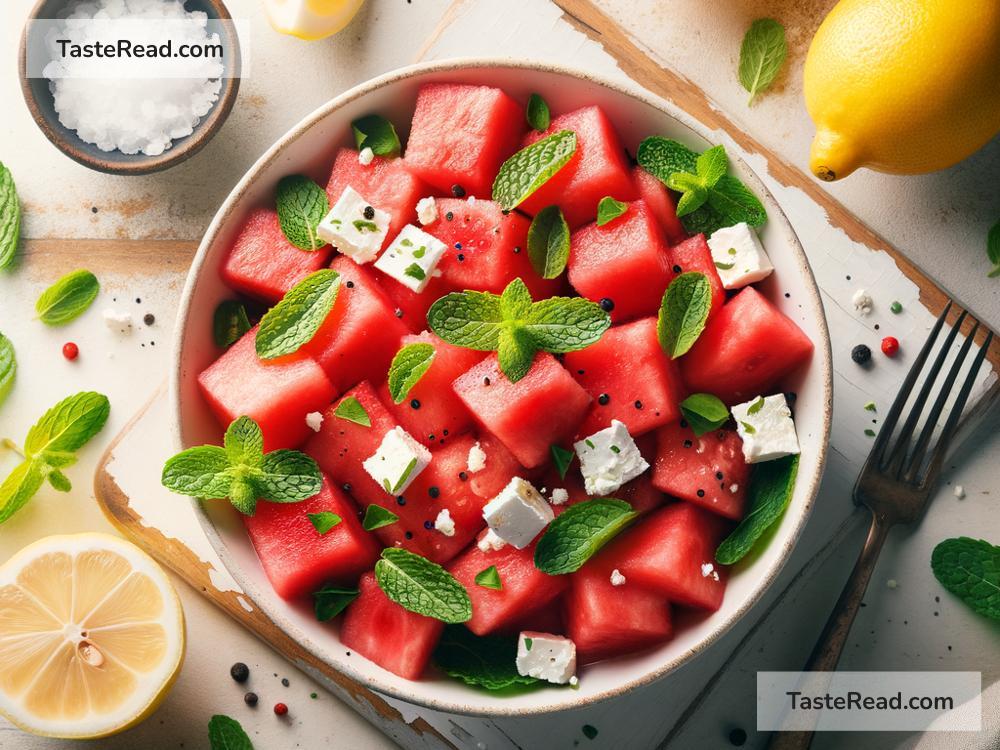 How to Prepare a Refreshing Watermelon Salad with Feta and Mint